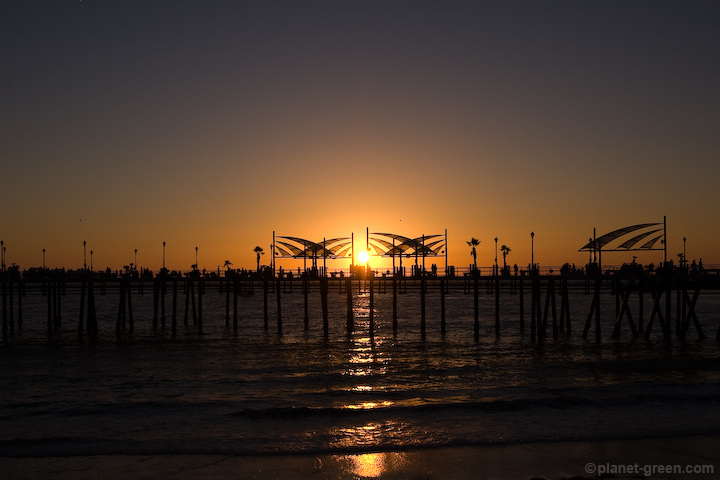 Redondo Beach（レドンドビーチ）の夕日