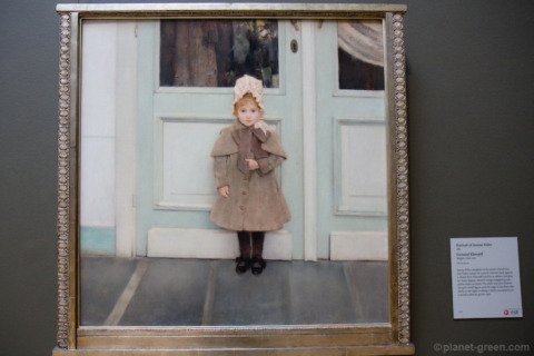 Jeanne Kéfer / Fernand Khnopff フェルナン・クノップフ《ジャンヌ・ケフェルの肖像》1885