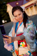 咲良夢美さん / 北海道開拓の村にて